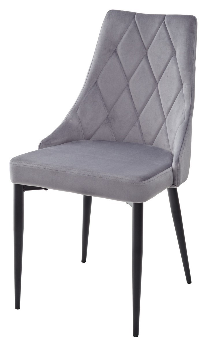 Стул NEPAL BLUVEL-14 GREY, велюр