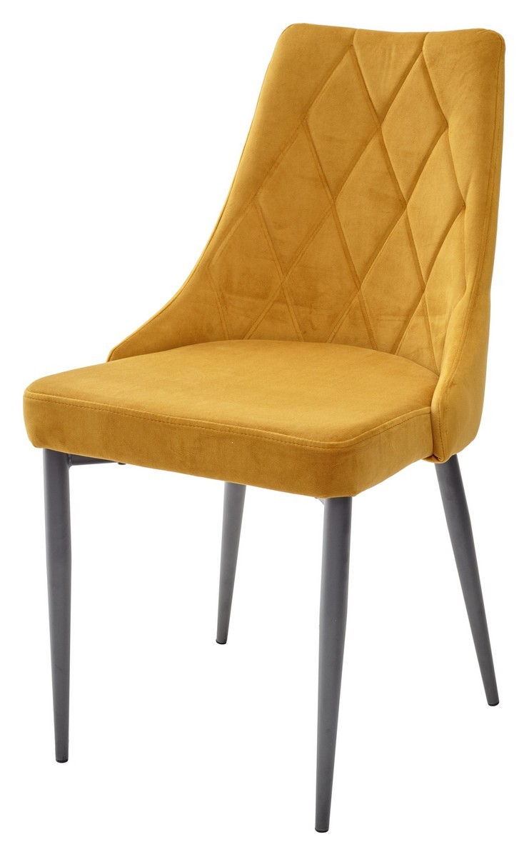 Стул NEPAL BLUVEL-68 YELLOW, велюр