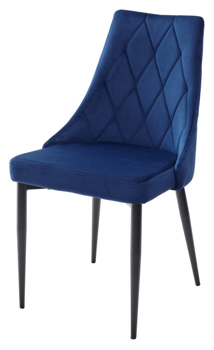 Стул NEPAL BLUVEL-86 NAVY BLUE, велюр