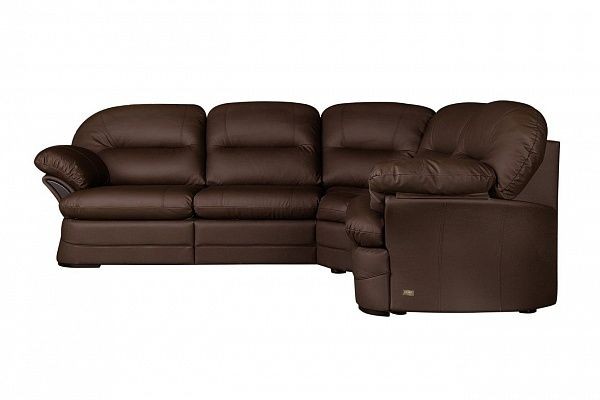 Диван Брюссель с тумбой Dollaro Premium Brown