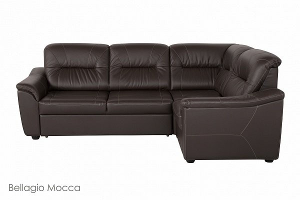 Диван Милтон с тумбой Bellagio Mocca