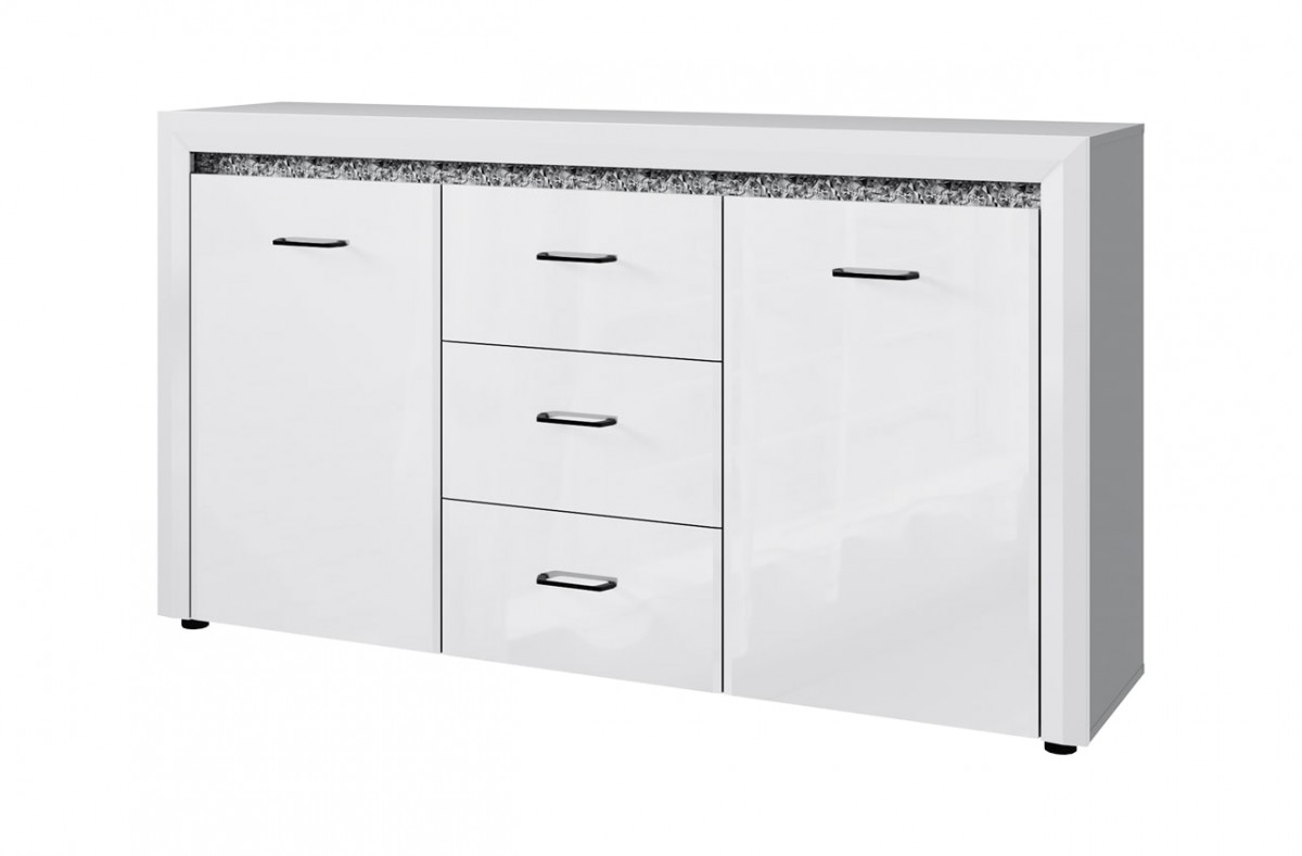  ТУМБА 2D3S WHITEBLACK
