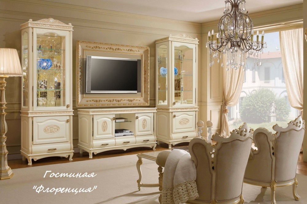 Гостиная "Флоренция" с патинированием