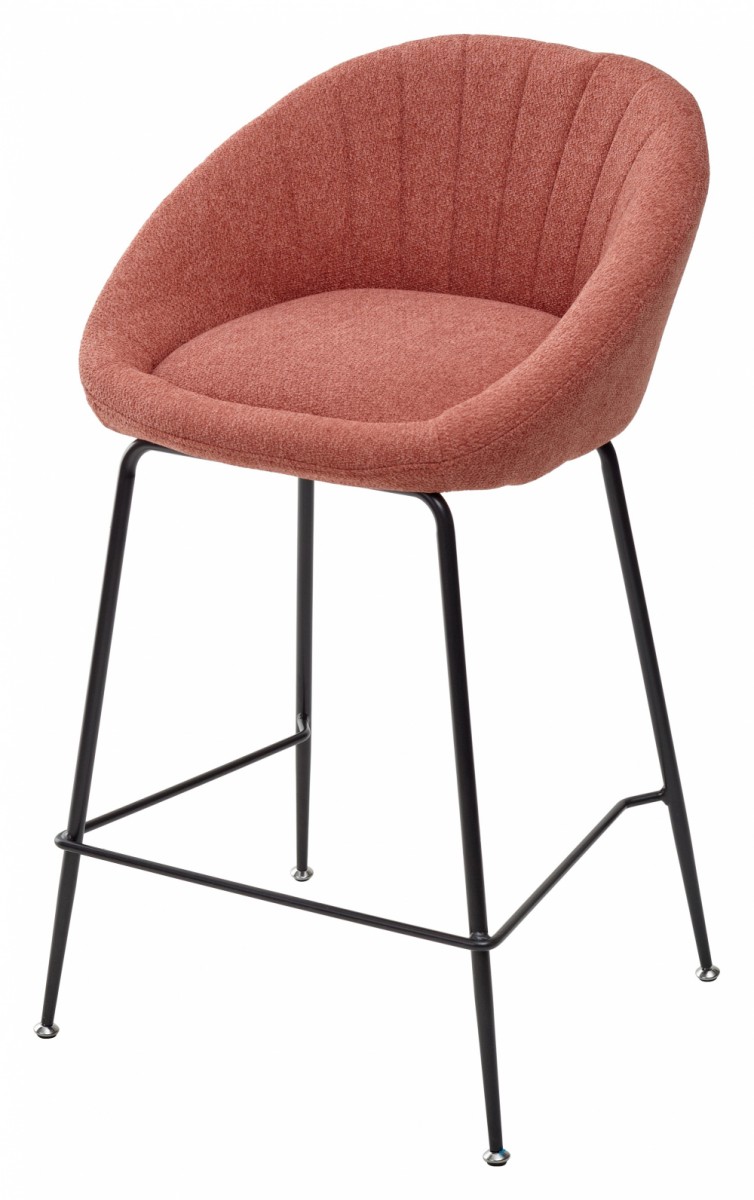 Барный стул ATLAS 9105-10 коралл  (H=65cm)