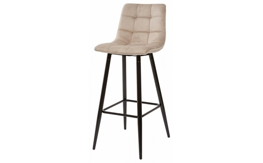 Барный стул LECCO UF910-01 LATTE, велюр