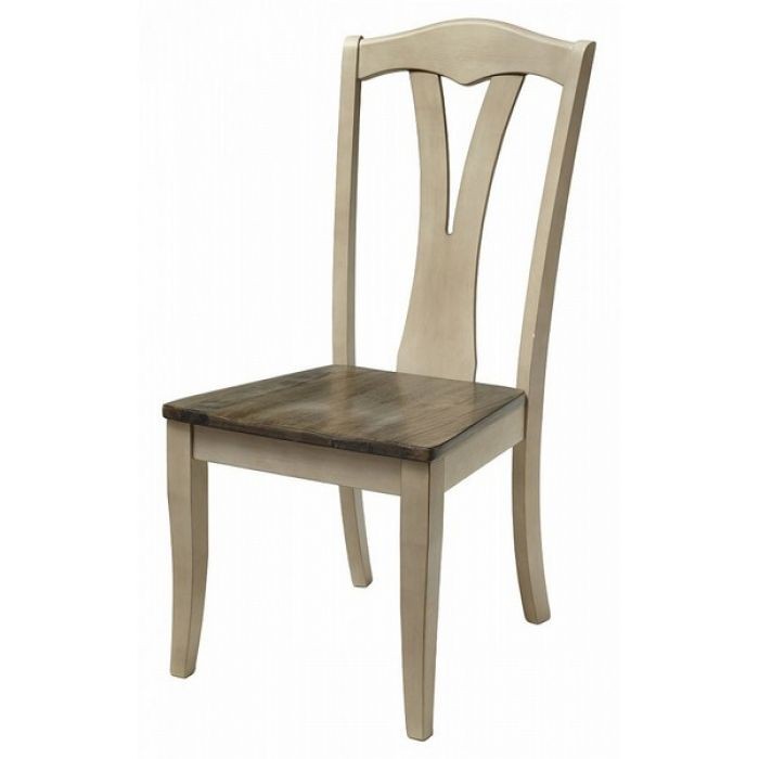 Стул LT C17441 DARK OAK #K532/ BUTTERMILK #WW504