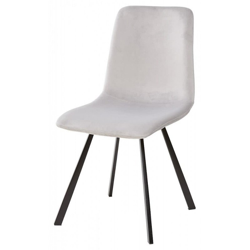 Стул BOGOTA UF910-02 LIGHT GREY, велюр