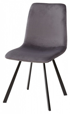 Стул BOGOTA UF910-05 DARK GREY, велюр